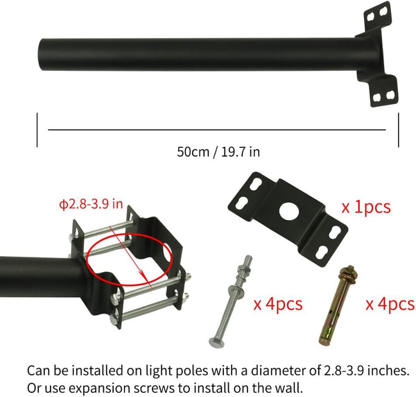 YQL Solar Street Light Outdoor 1800W Parking lot Light Waterproof Dusk to Dawn Motio Sensor Large Big Bright Commercial Solar Powered Ligth White for Outside